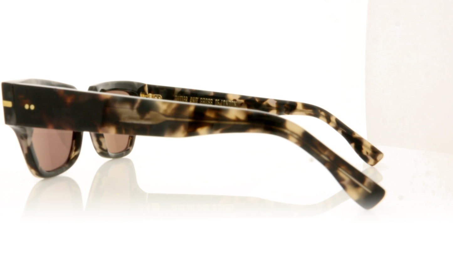Cutler and Gross 1349 4 Brown Sunglasses - Side