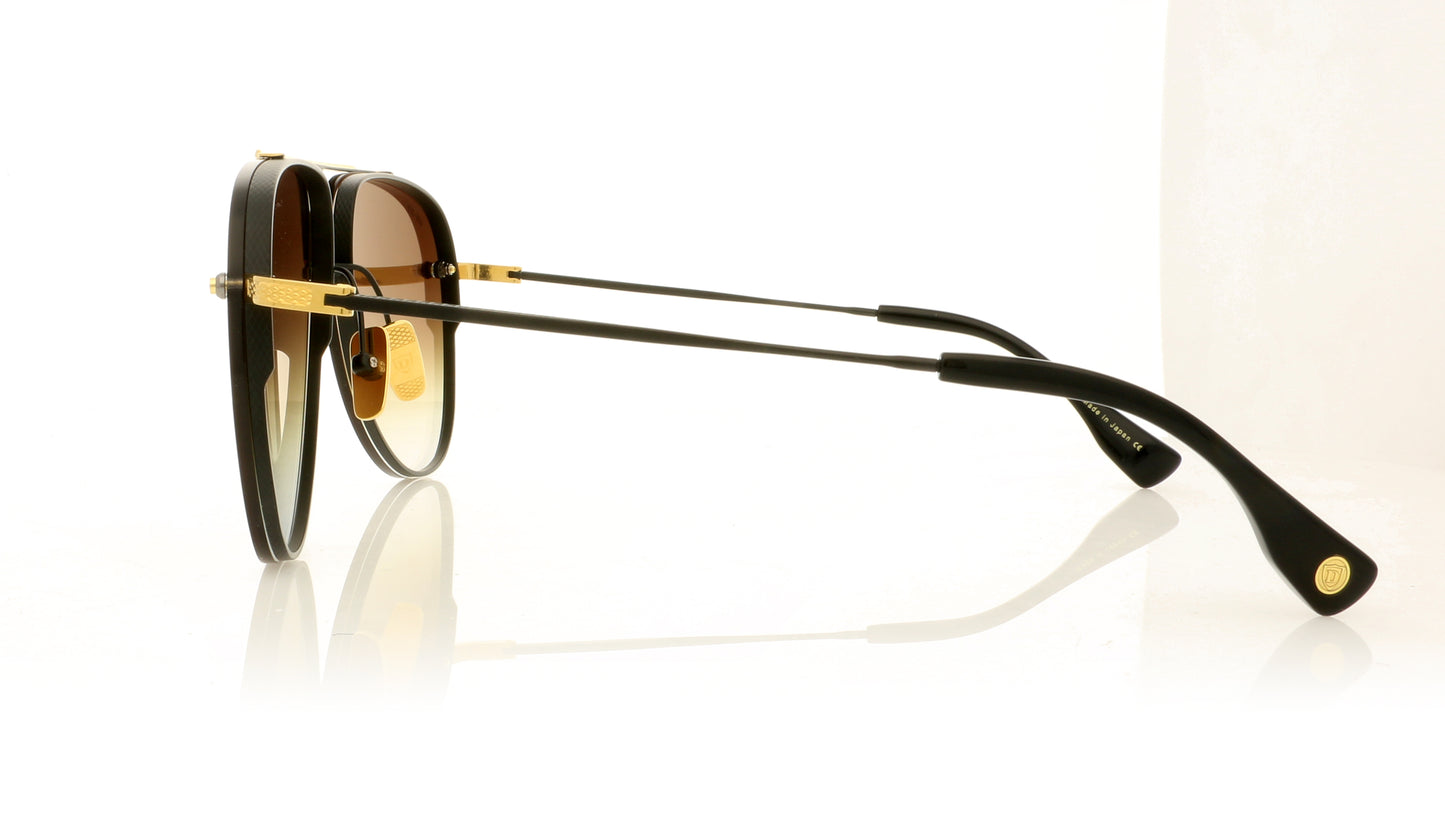 DITA Decade Two DRX 2082 BLK-GLD-GB Black Sunglasses - Side