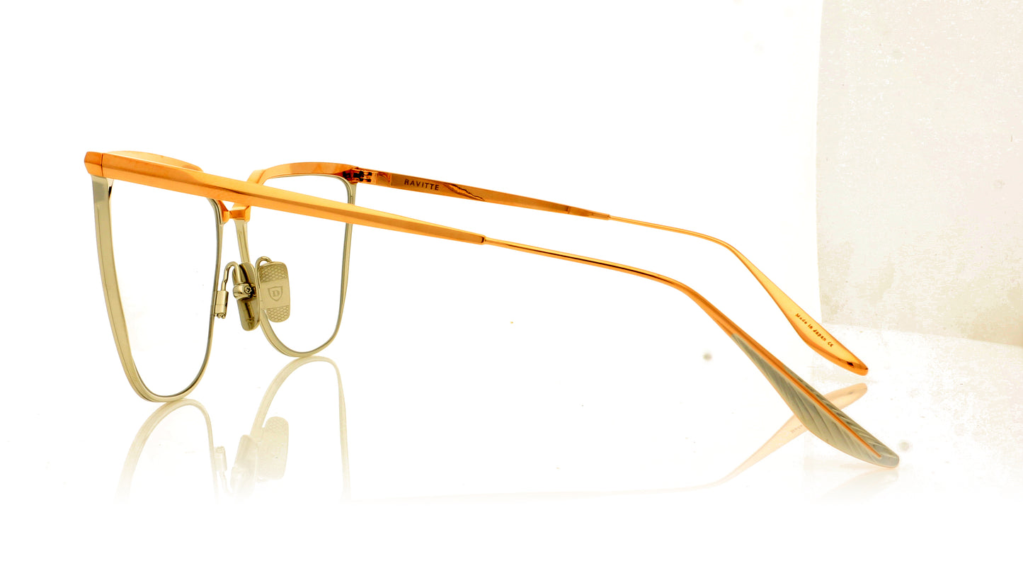 DITA DTX140 Ravitte RG-S Rose Gold-Silver Glasses - Side