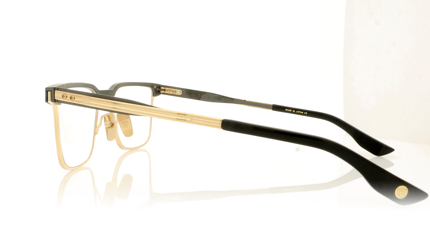 DITA DTX137 Senator-Three BI-WG Black Iron-White Gold Glasses - Side