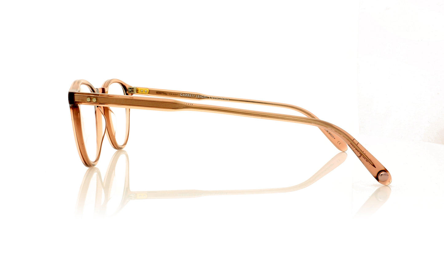 Garrett Leight Hampton 1001 DER Desert Rose Glasses - Side