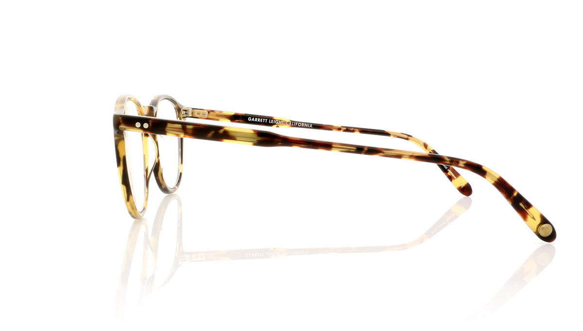Garrett Leight Hampton 1001 DKT Dark Tortoise Glasses - Side