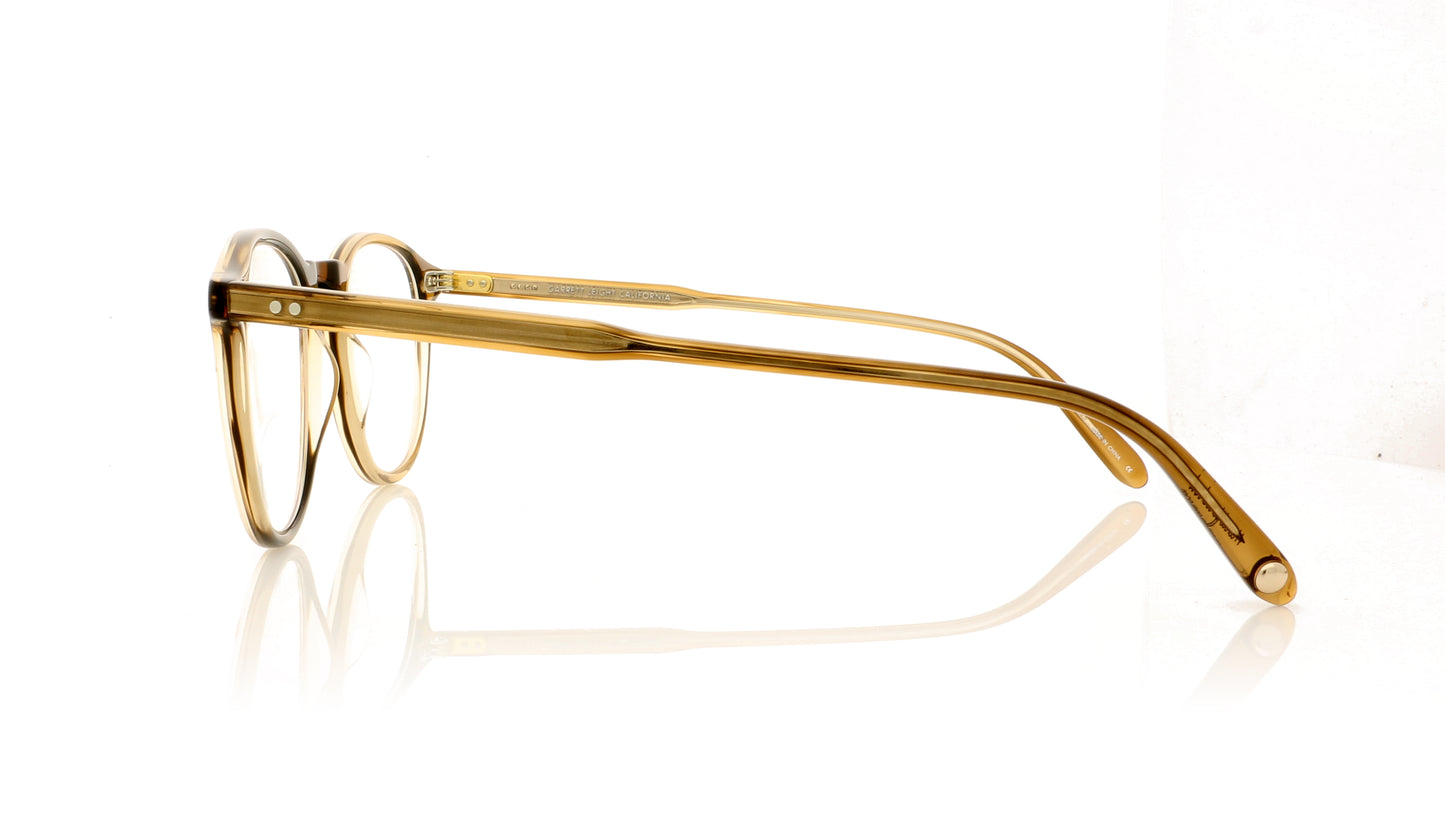 Garrett Leight Hampton 1001 KHT Khaki Tortoise Glasses - Side