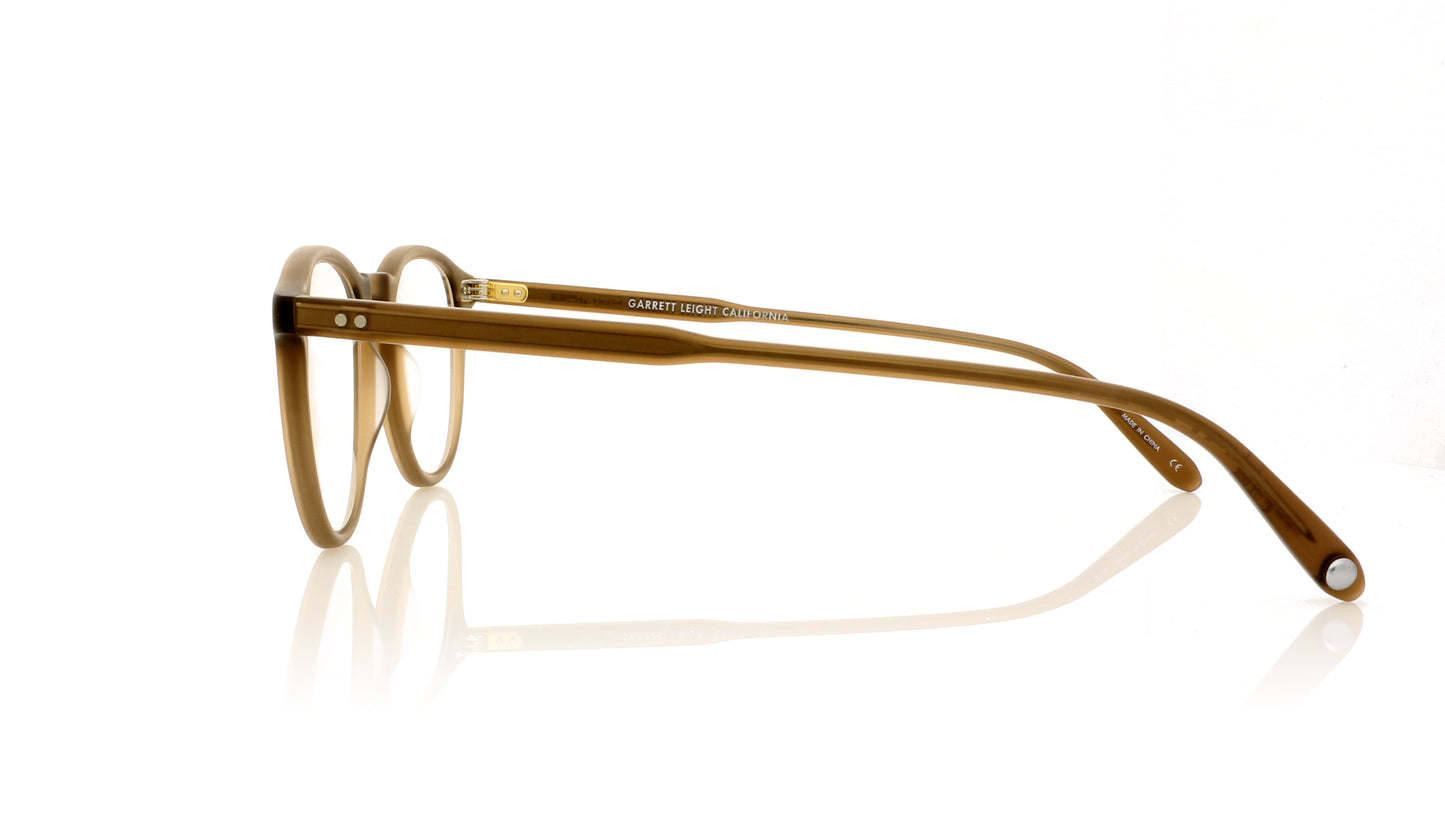 Garrett Leight Hampton 1001 MESP Matte Espresso Glasses - Side