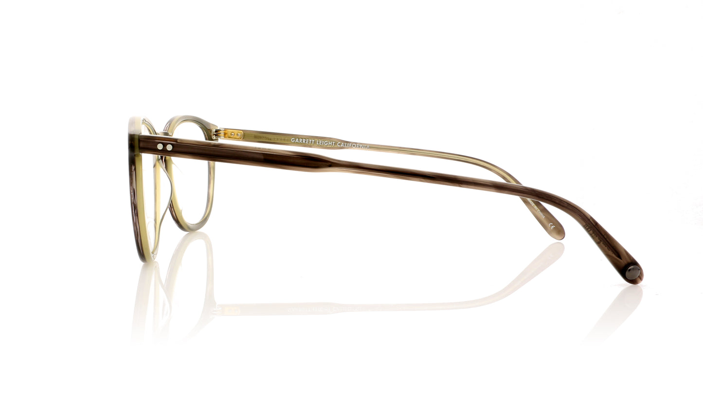 Garrett Leight Kinney 1007 GITL G.I Tortoise Laminate Glasses - Side