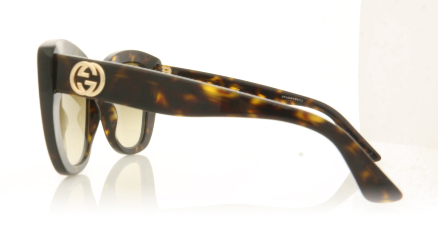 Gucci GG0327S 2 Tortoise Sunglasses - Side