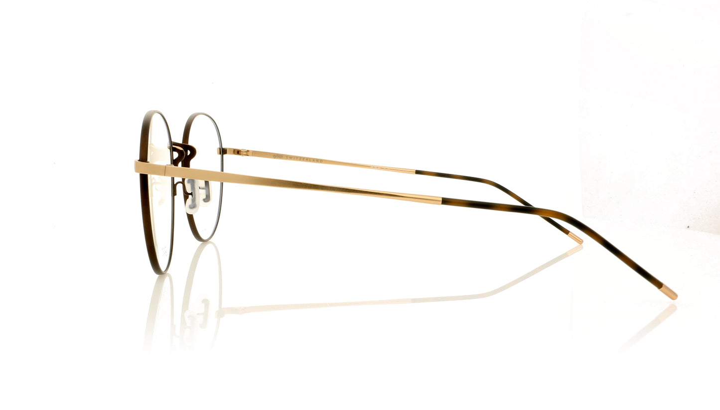 Götti Dago GB-BR Gold Brushed Brown Glasses - Side