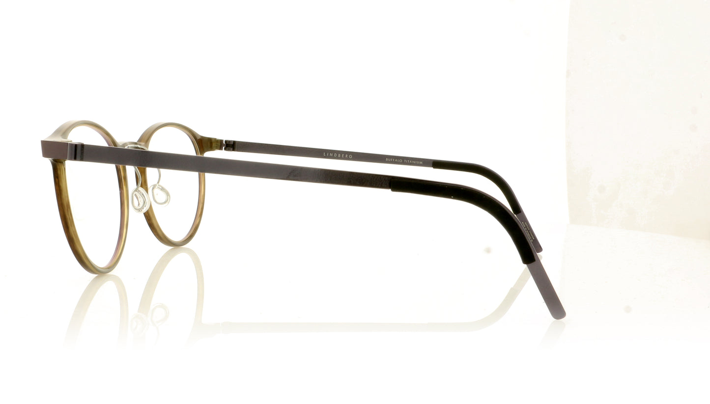 Lindberg buffalo 1836 H18 pu14 medium brown Glasses - Side