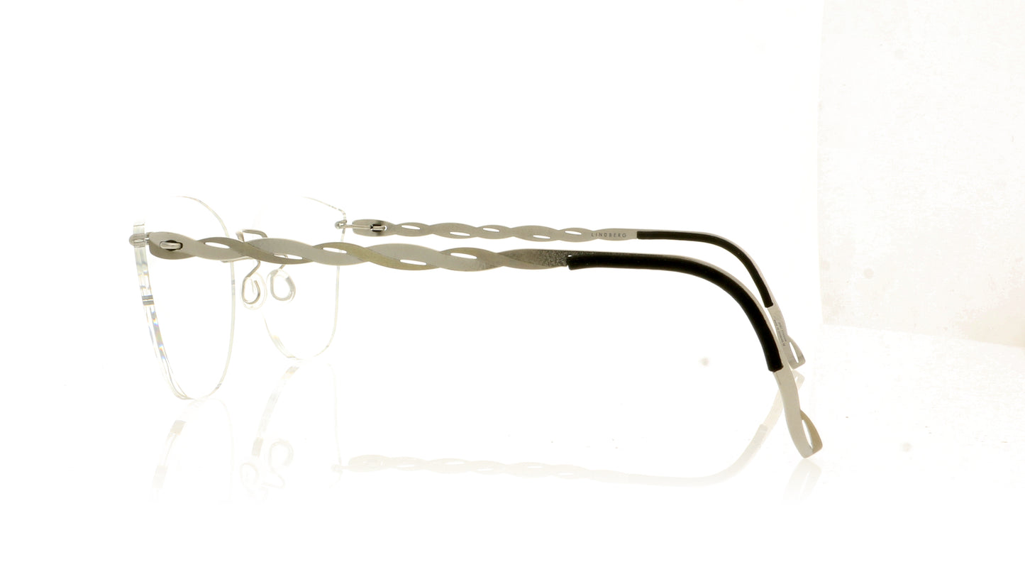 Lindberg Spirit 2322 T612 P10 Silver Glasses - Side