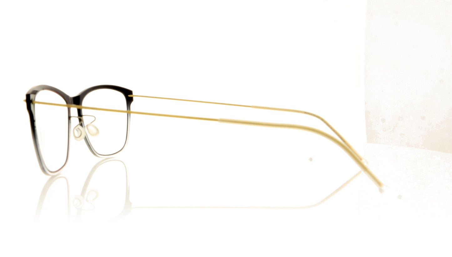 Lindberg N.O.W 6525 C06G Black Grad Glasses - Side