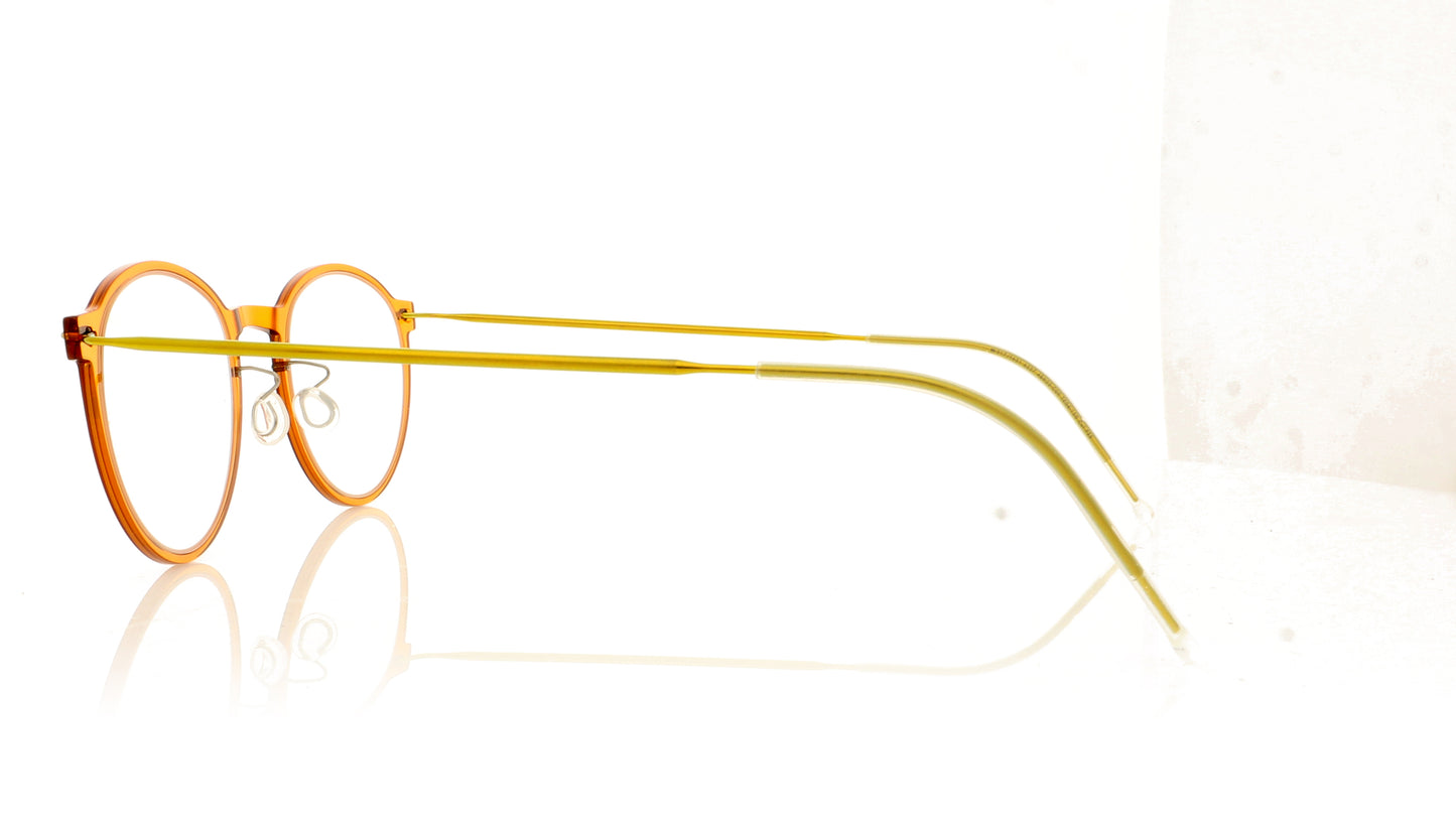 Lindberg n.o.w 6527 C09 T804 P35 Brown Glasses - Side