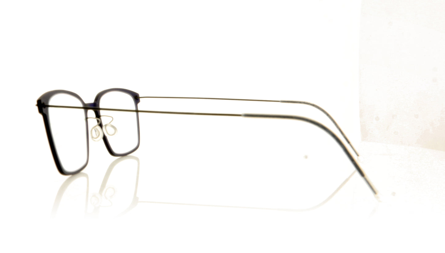 Lindberg N.O.W 6536 C14M/PU9 Matt Blue Glasses - Side