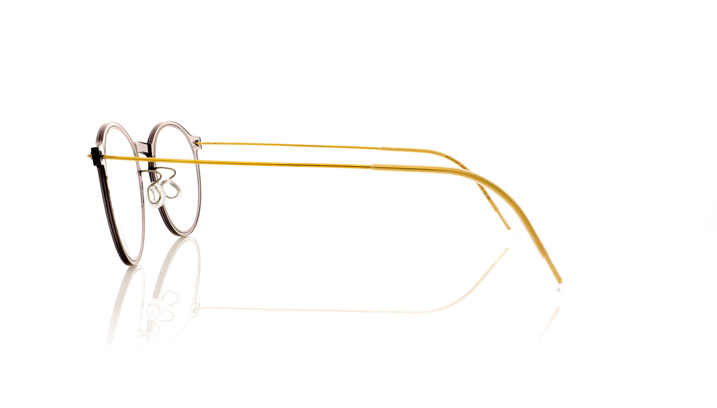 Lindberg n.o.w titanium 6541 C07-TB-PGT Translucent grey Glasses - Side