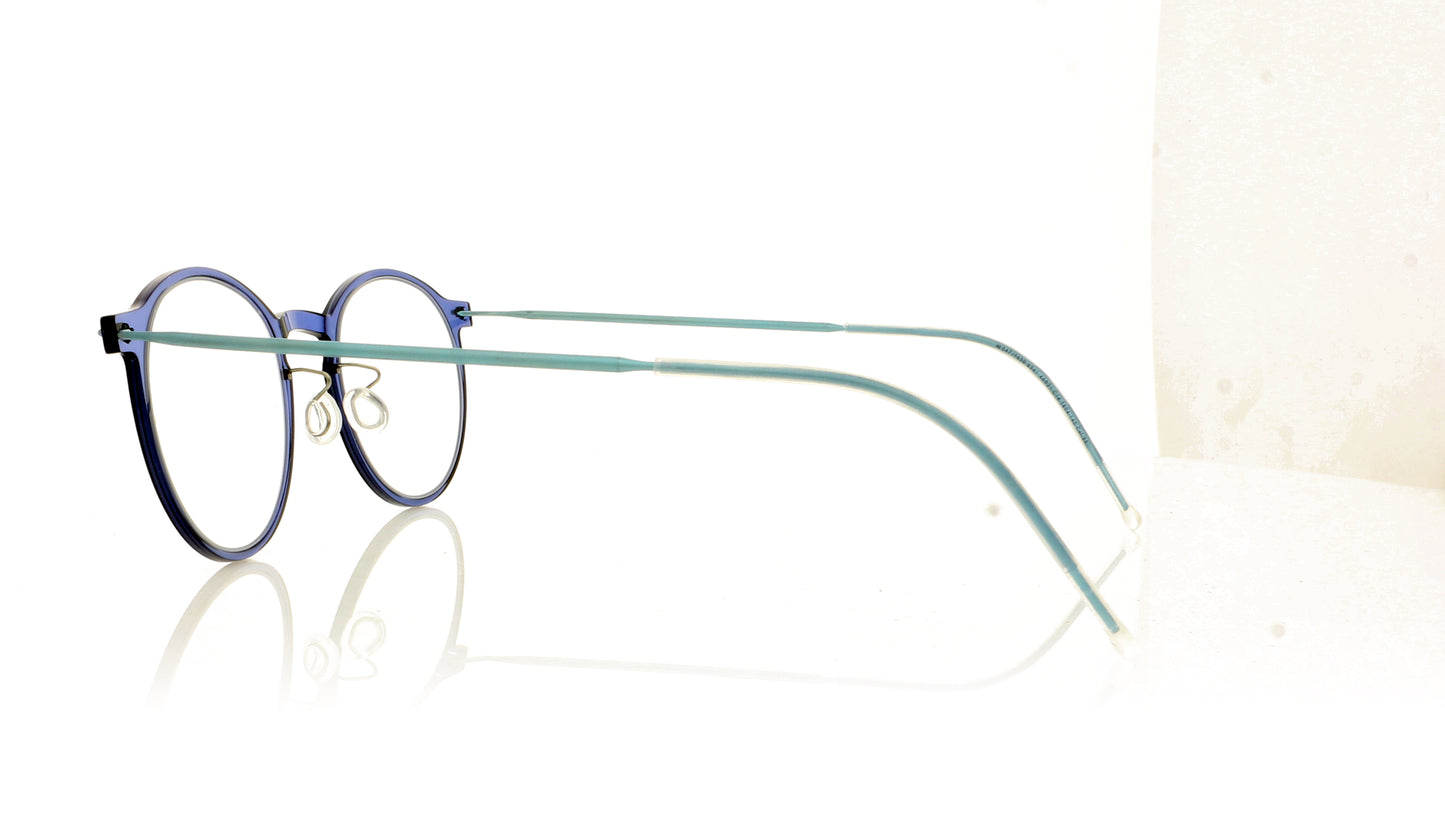 Lindberg n.o.w 6541 C14 25 Blue Glasses - Side