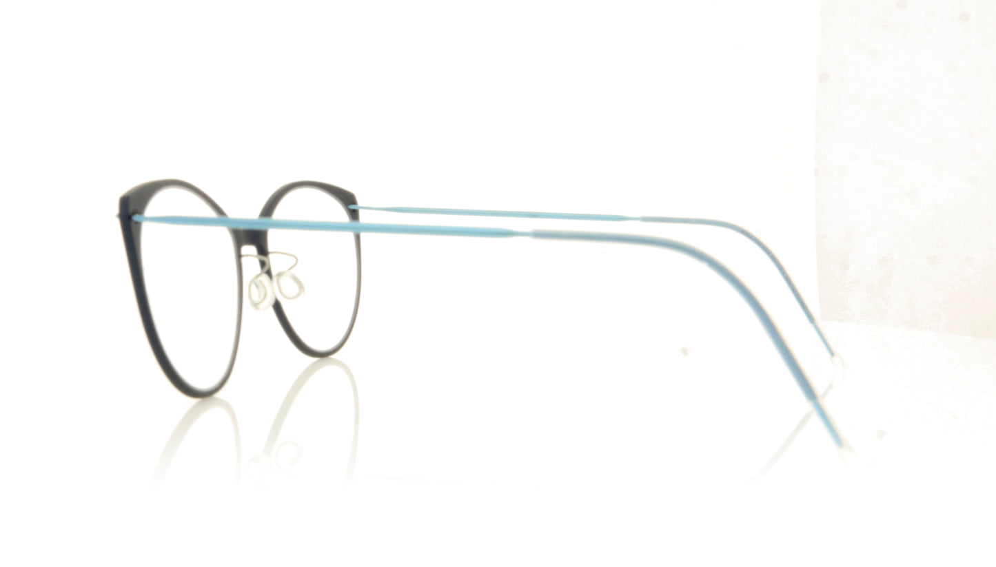 Lindberg n.o.w 6564 D18 T804 P25 Blue Glasses - Side