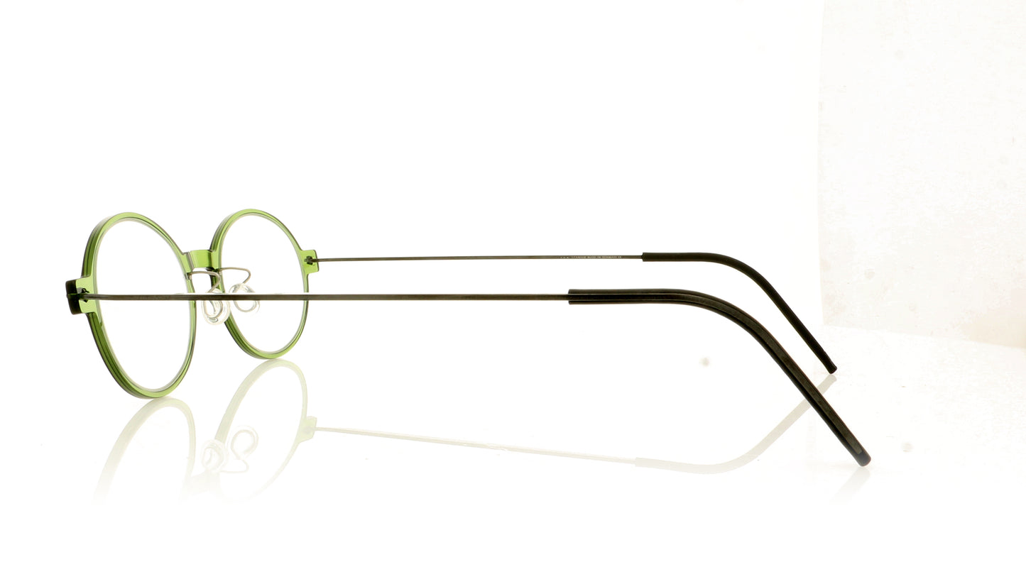 Lindberg n.o.w 6584 C11 T802 PU9 Green Glasses - Side