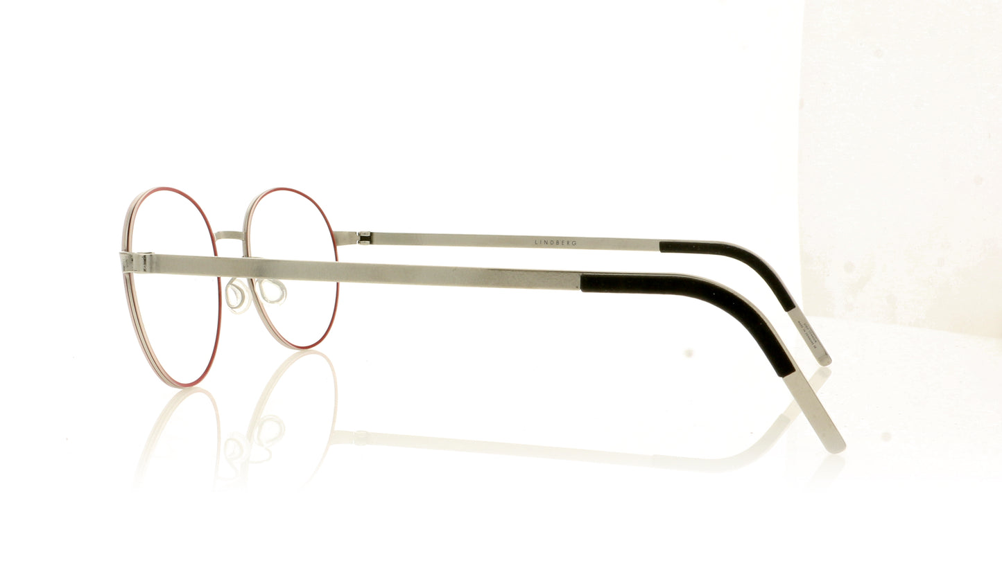 Lindberg Strip 9615 P10 GR92 Silver Glasses - Side