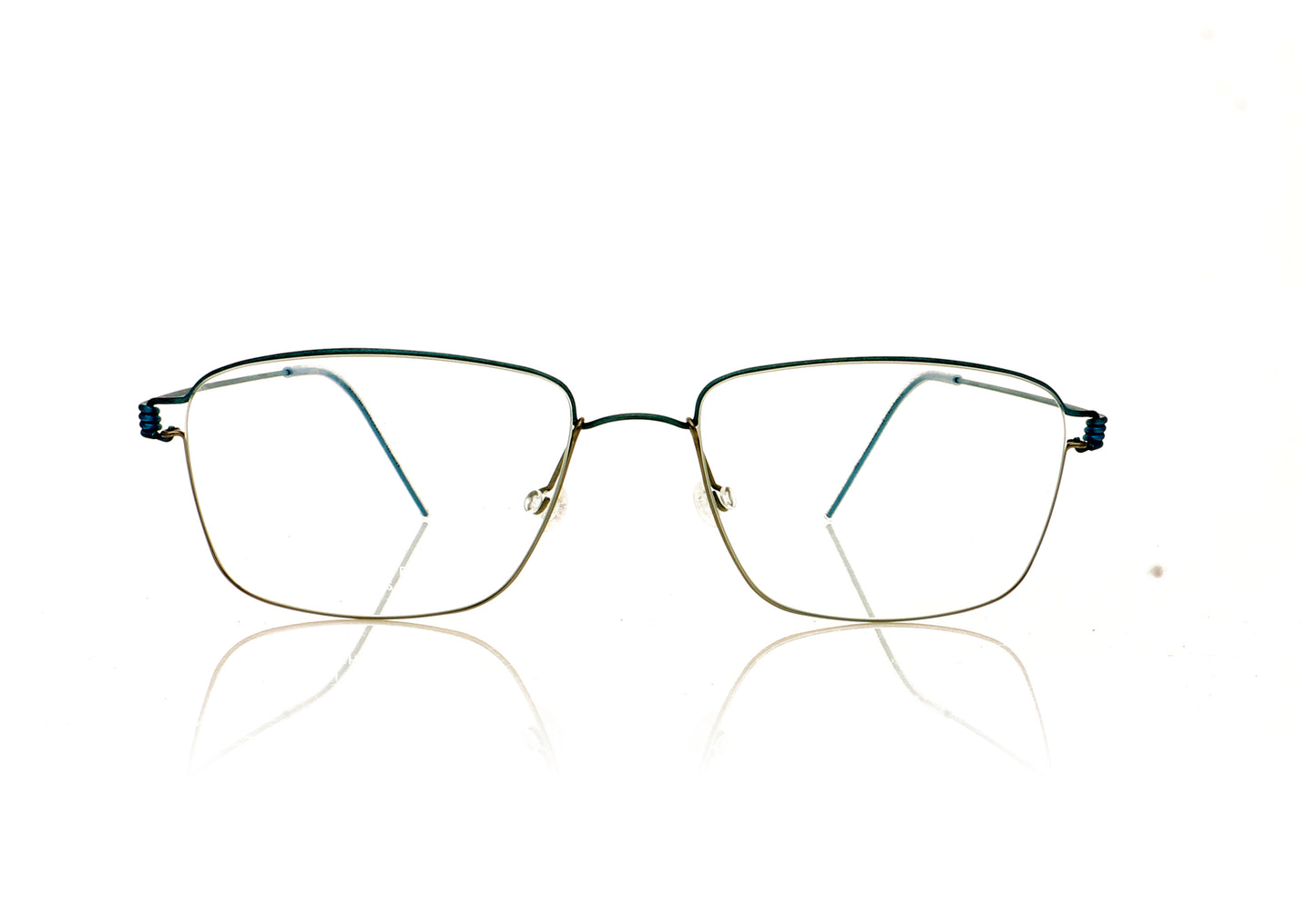 Lindberg Air Rim Nicholas 25 P10 Blue Glasses - Front