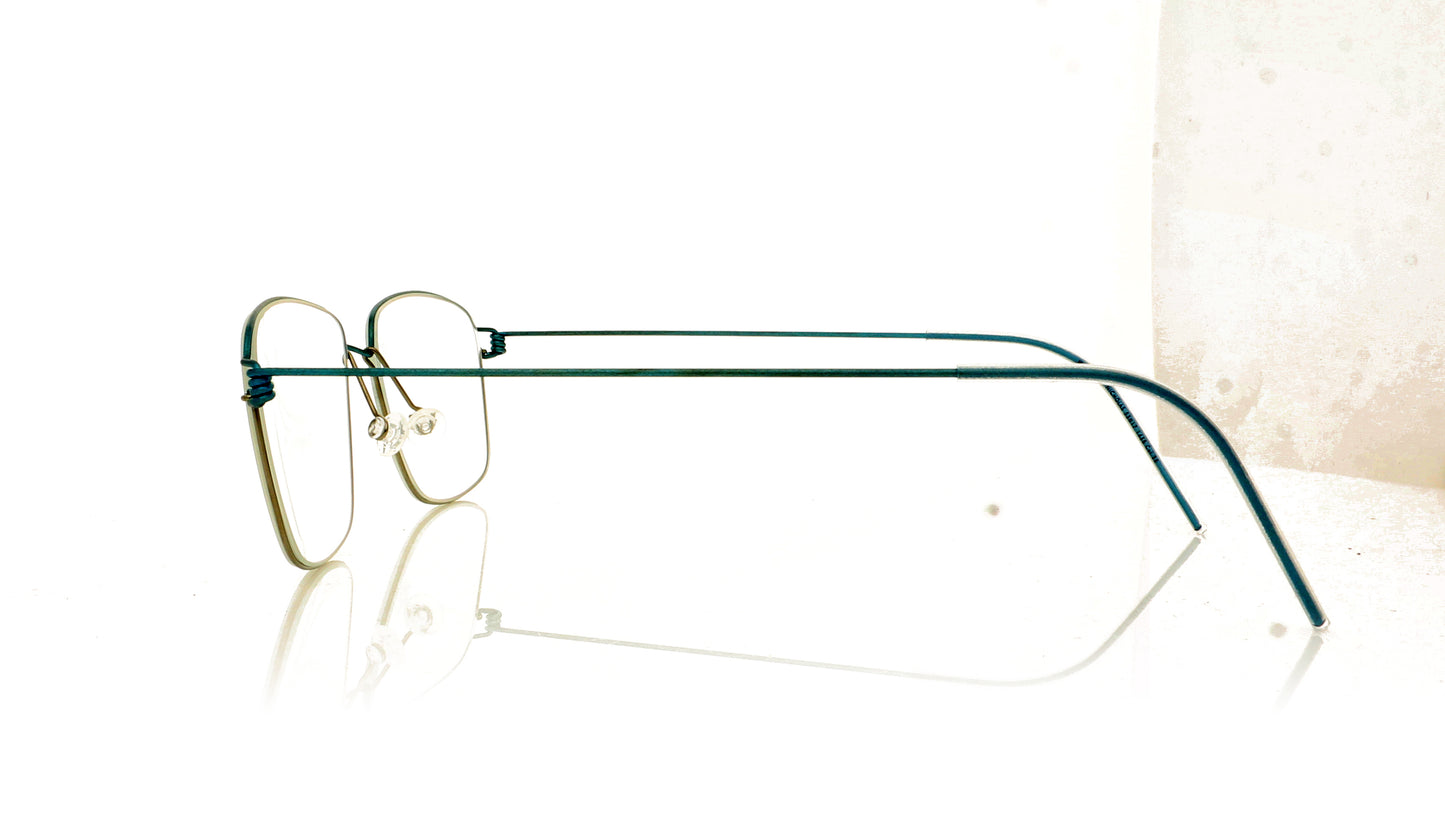 Lindberg Air Rim Nicholas 25 P10 Blue Glasses - Side