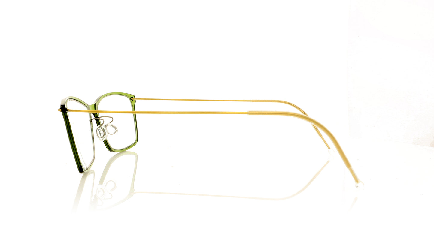 Lindberg NOW 6503 C11 PGT Basic Green Crystal Glasses - Side