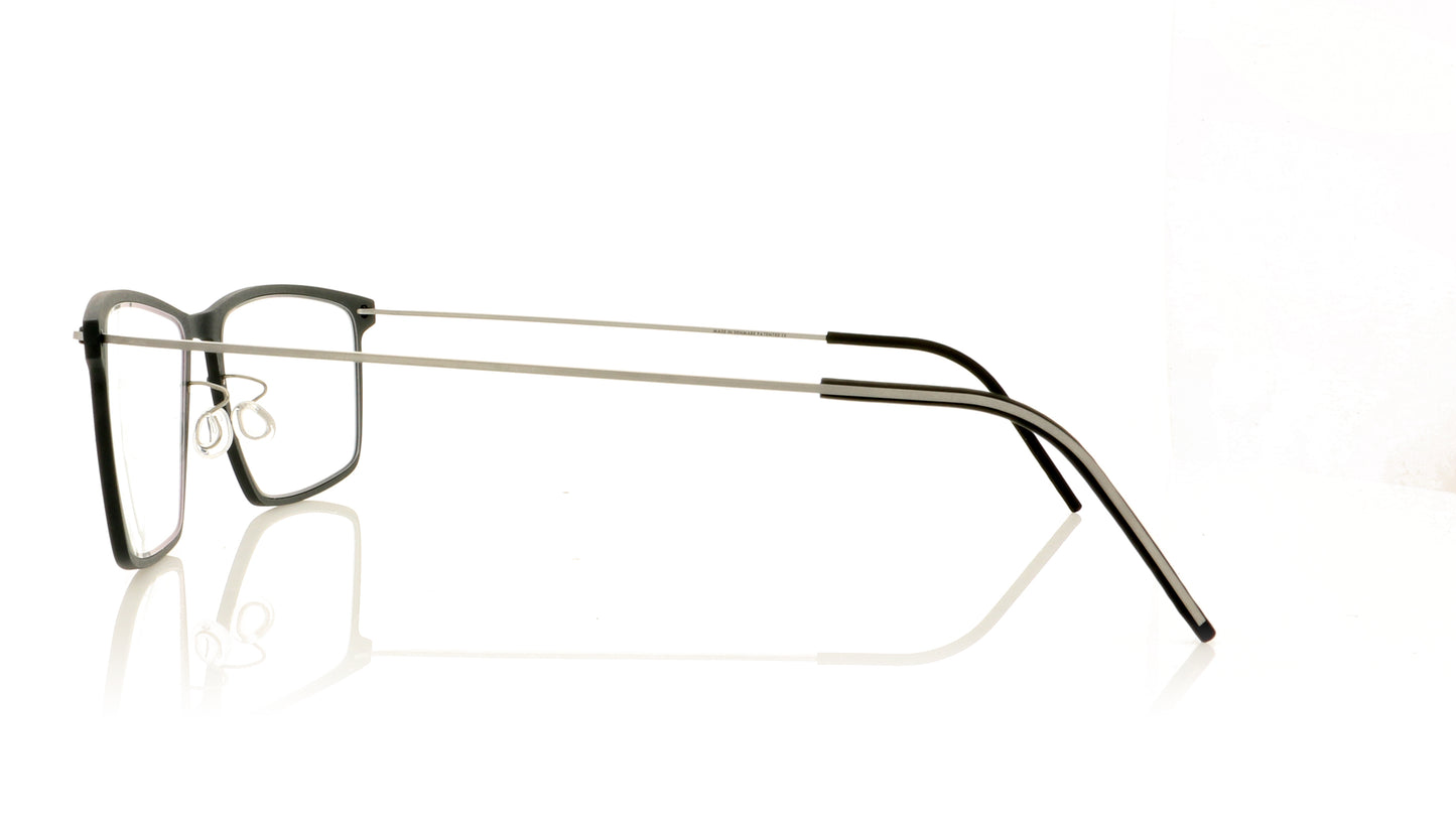 Lindberg NOW 6544 05 D15 Temple 802 Matte Black Glasses - Side