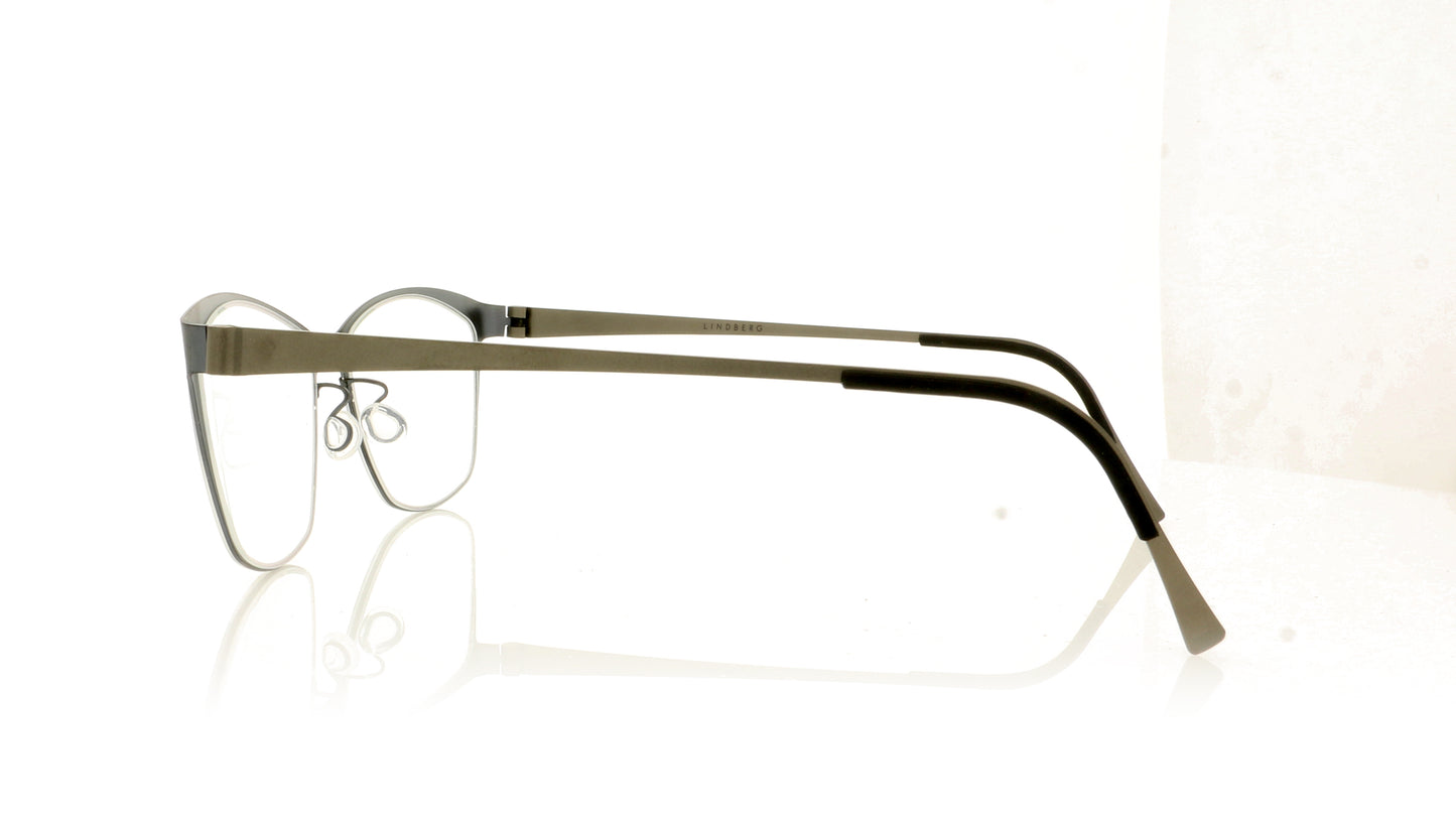 Lindberg Strip 9554 U16 Silver Glasses - Side