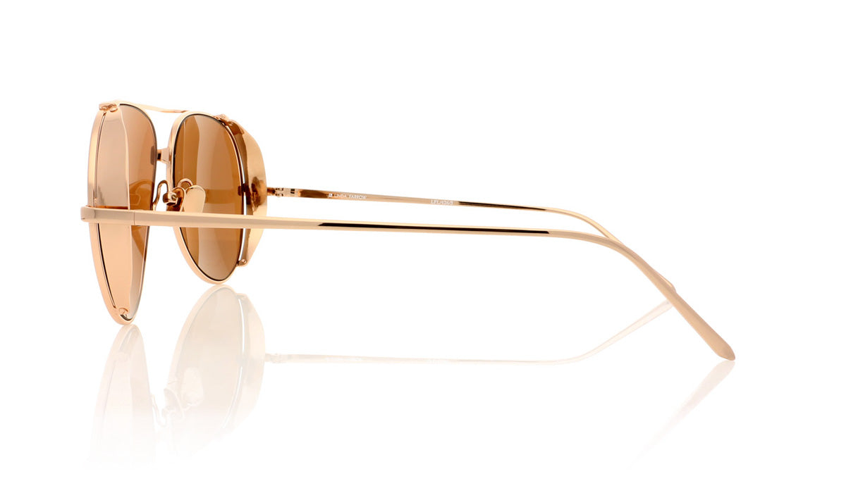 Linda Farrow LFL/426 C3 Rose Gold Sunglasses - Side
