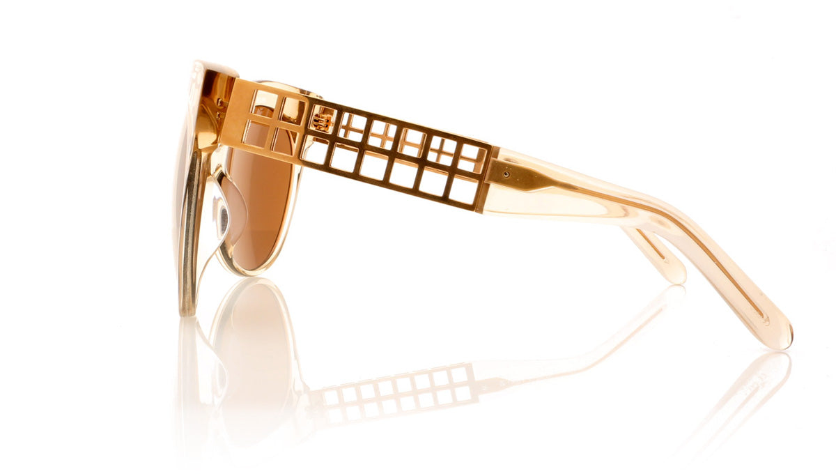 Linda Farrow LFL388 C14 Ash Sunglasses - Side