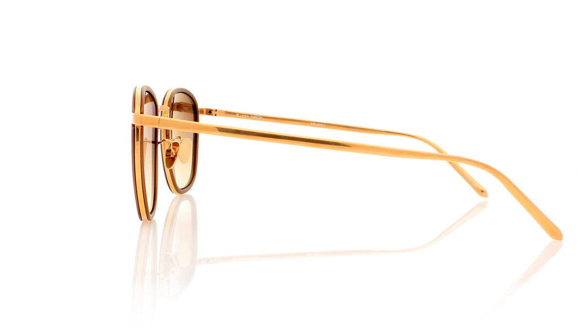 Linda Farrow LFL492 C1 Copper Alu Sunglasses - Side