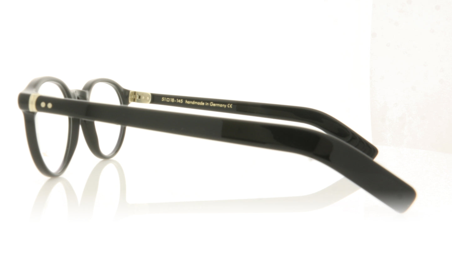 Lunor LU249 1 Black Glasses - Side