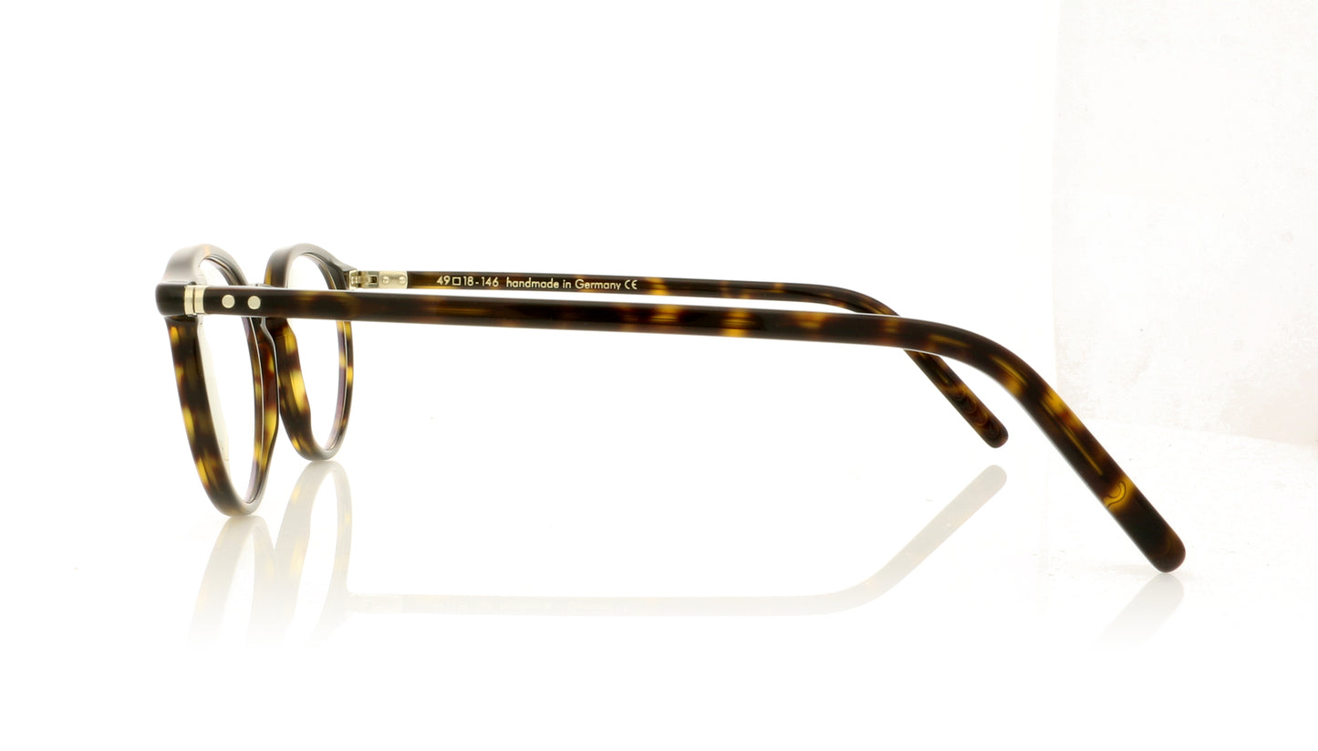 Lunor LU231 2 Havana Glasses - Side