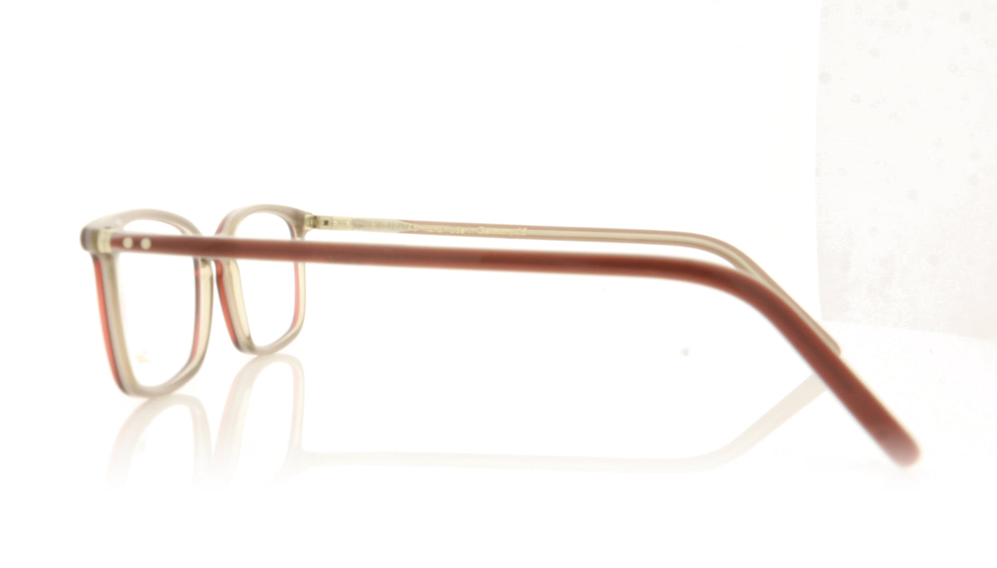 Lunor LU232 6 Burgundy Glasses - Side