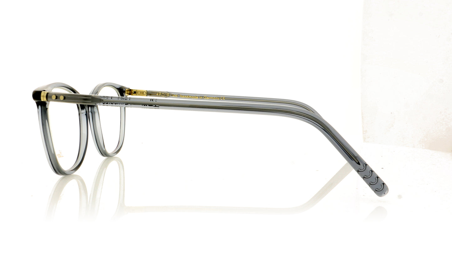 Lunor LU234 41 Crystal Blue Glasses - Side