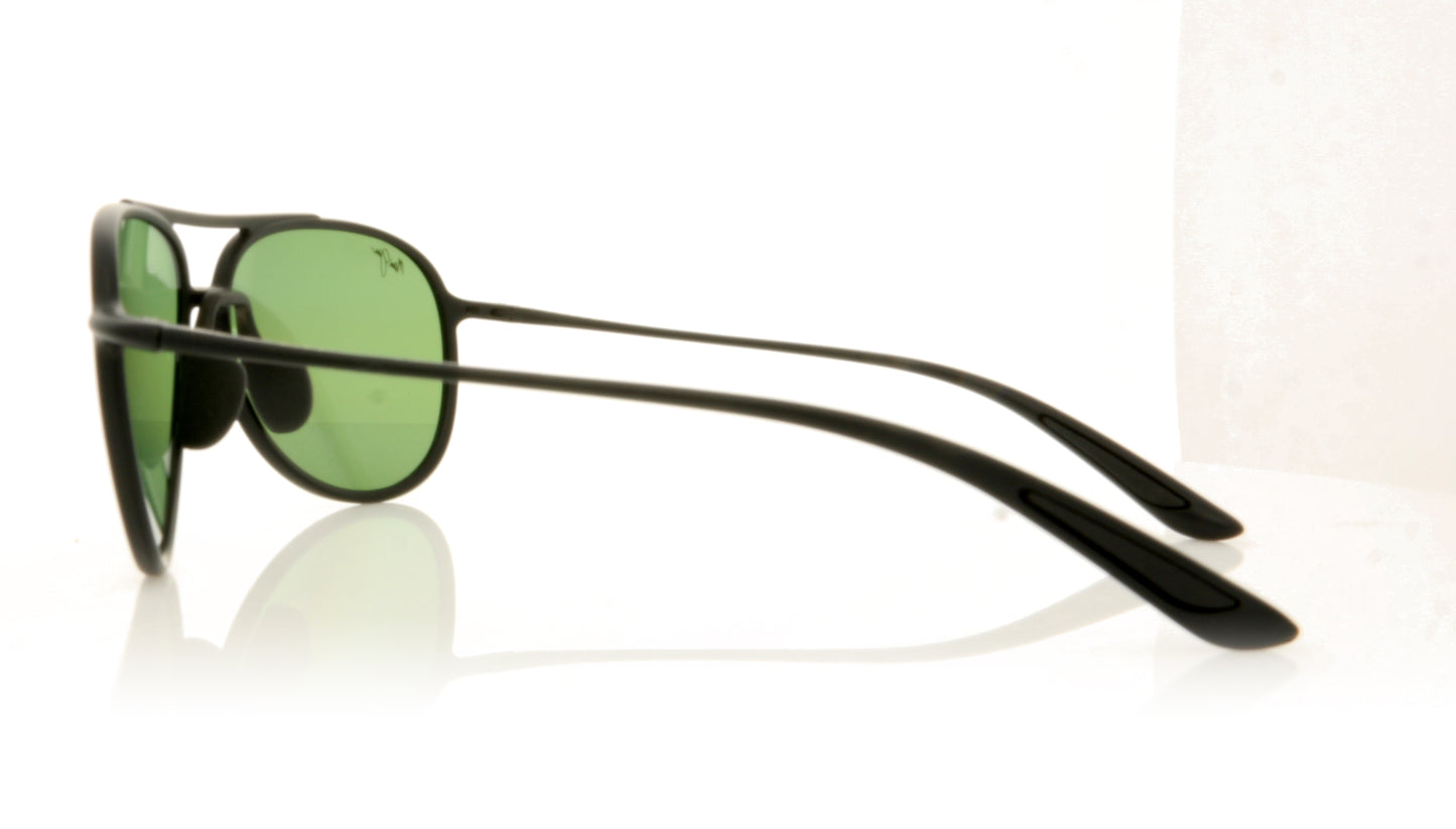 Maui Jim MJ438 Alelele 2M Black Sunglasses - Side