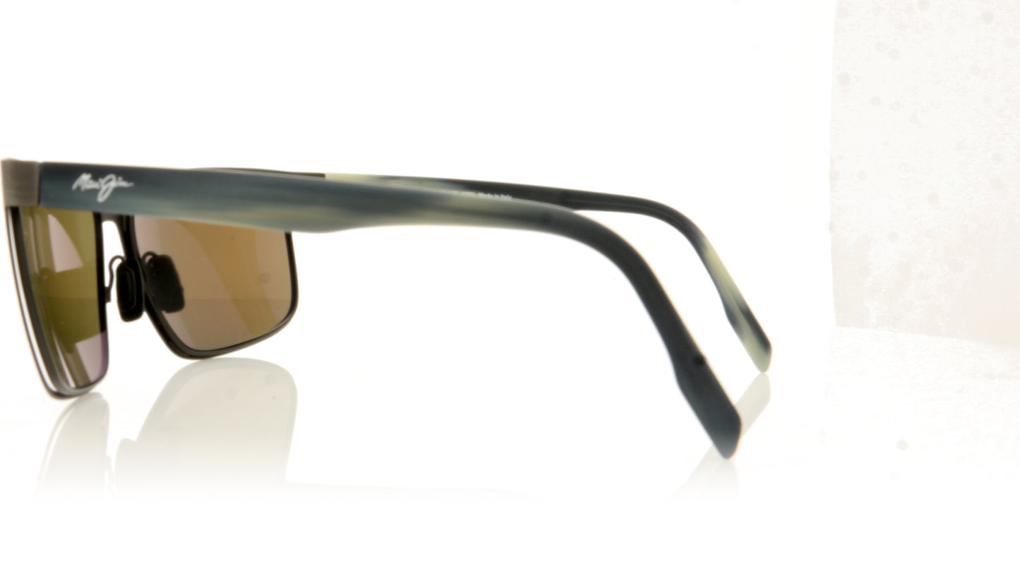 Maui Jim MJ846 Wana 02C Brushed Dark Gunmetal Sunglasses - Side