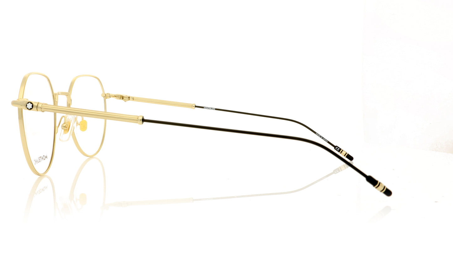 Mont Blanc MB0060O 2 Gold Glasses - Side