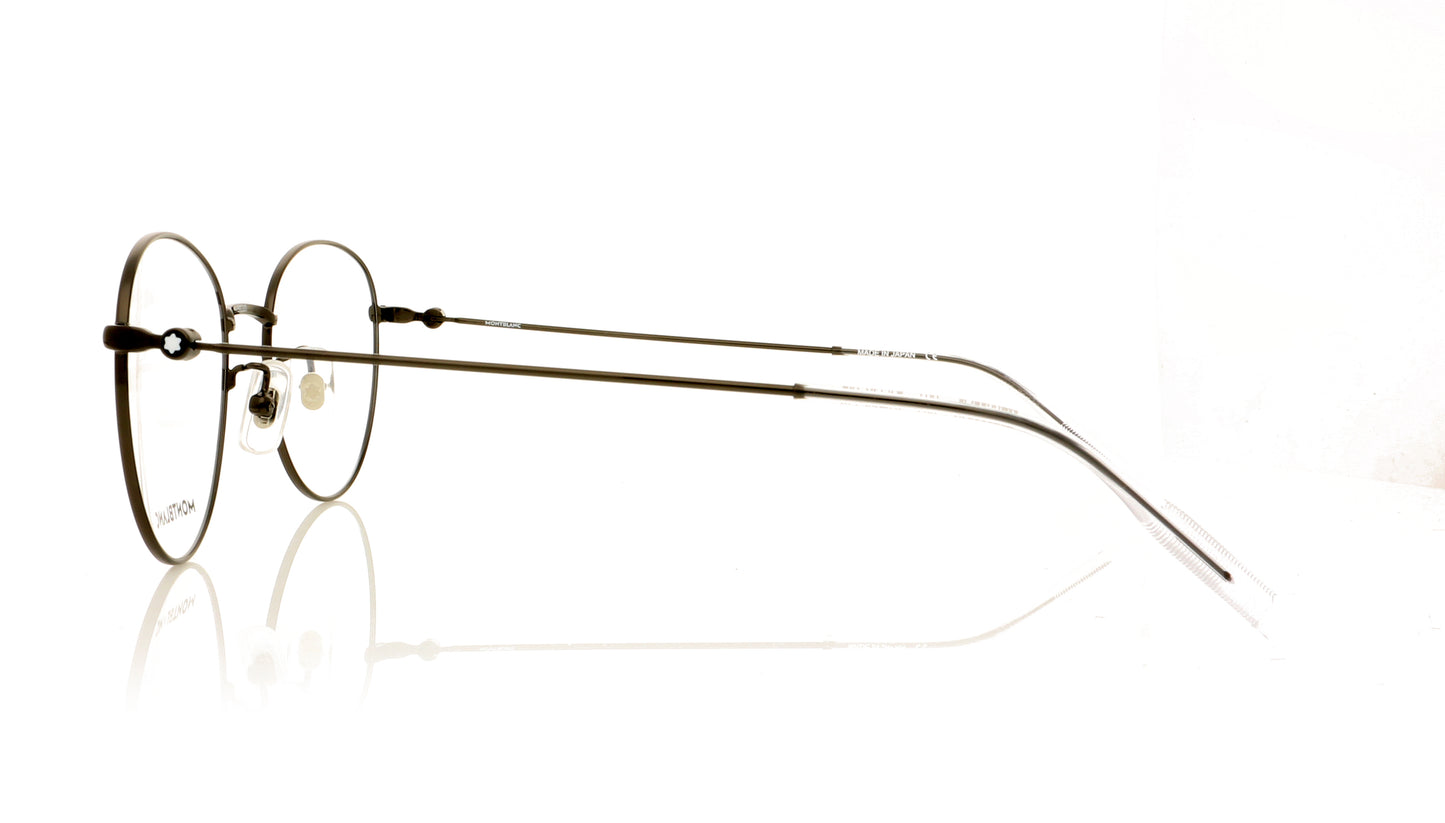 Mont Blanc MB0085OK 1 Ruthenium Glasses - Side