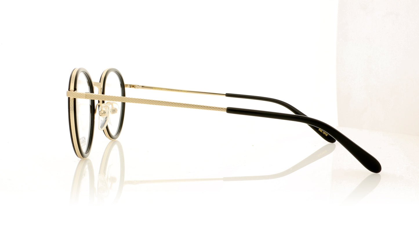 Moscot Bupkes 235 Black Glasses - Side