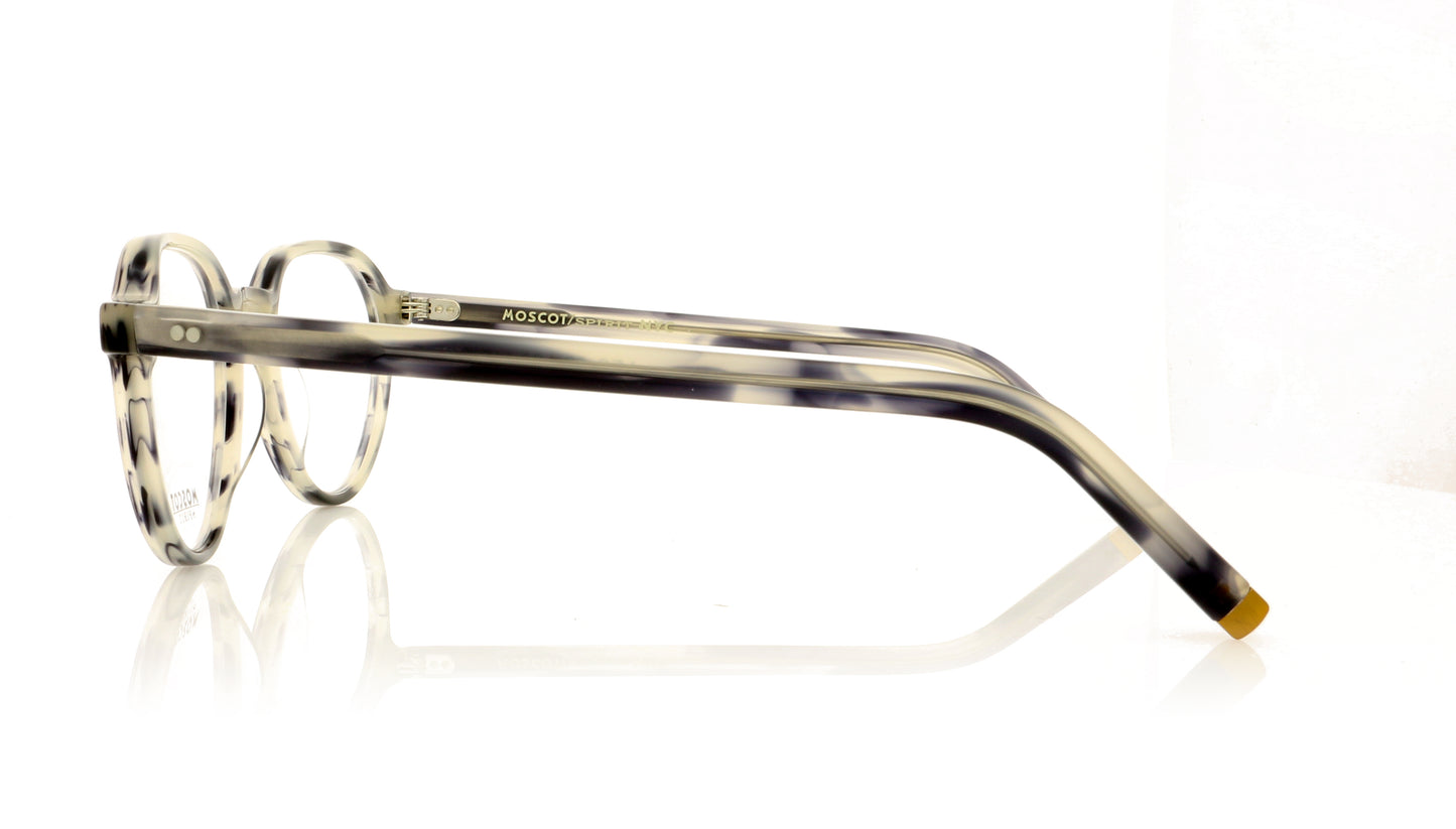Moscot Les Grey Grey Tortoise Glasses - Side