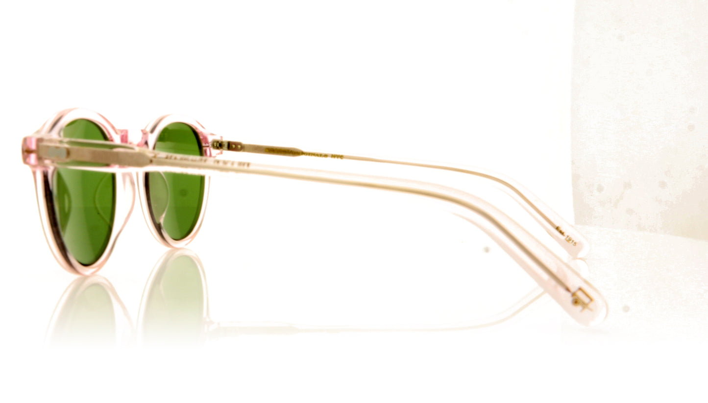 Moscot Miltzen Sun Blush Green Blush Green Sunglasses - Side