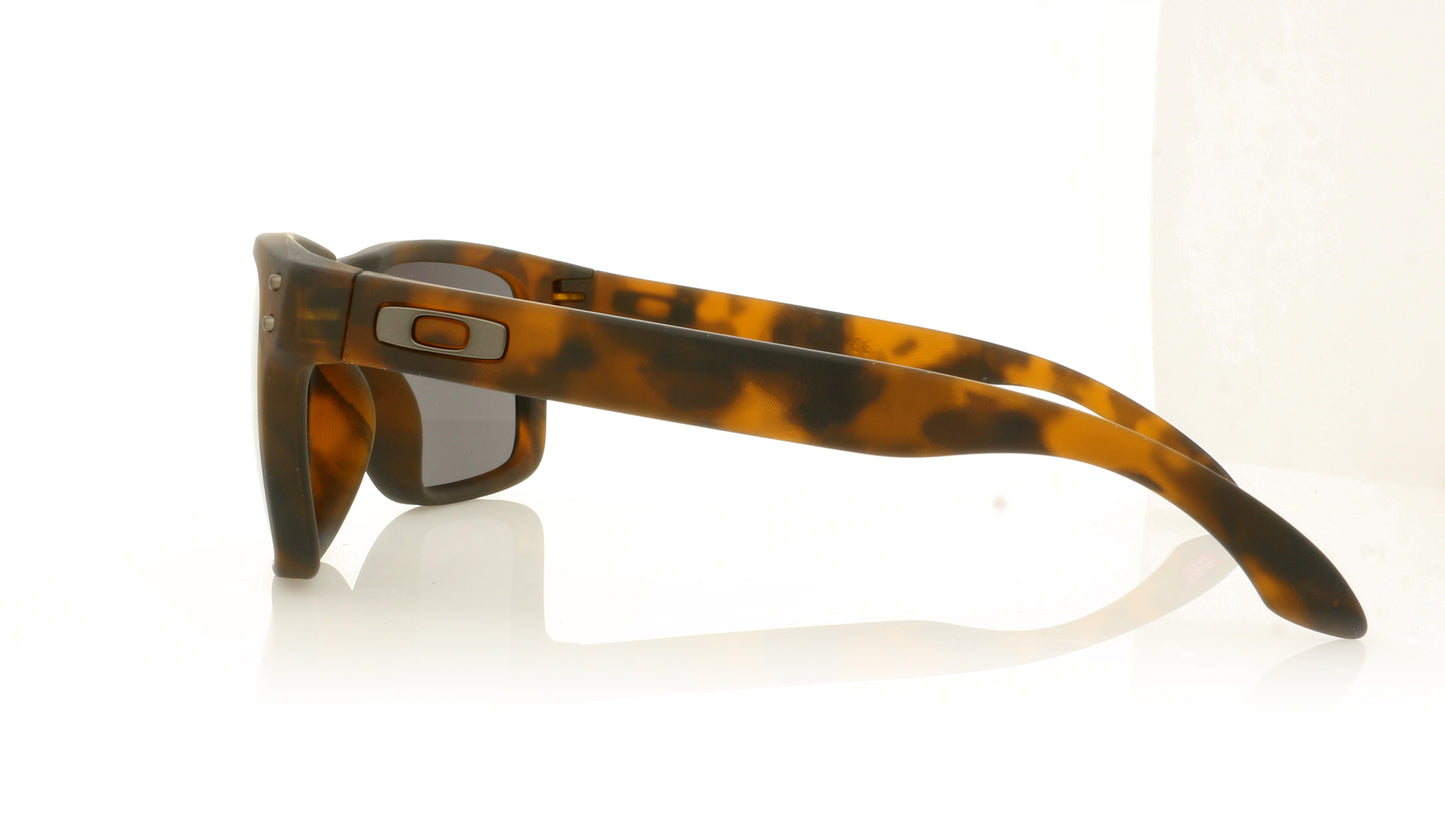 Oakley Holbrook 9102F4 Matte Brown Tortoise Sunglasses - Side