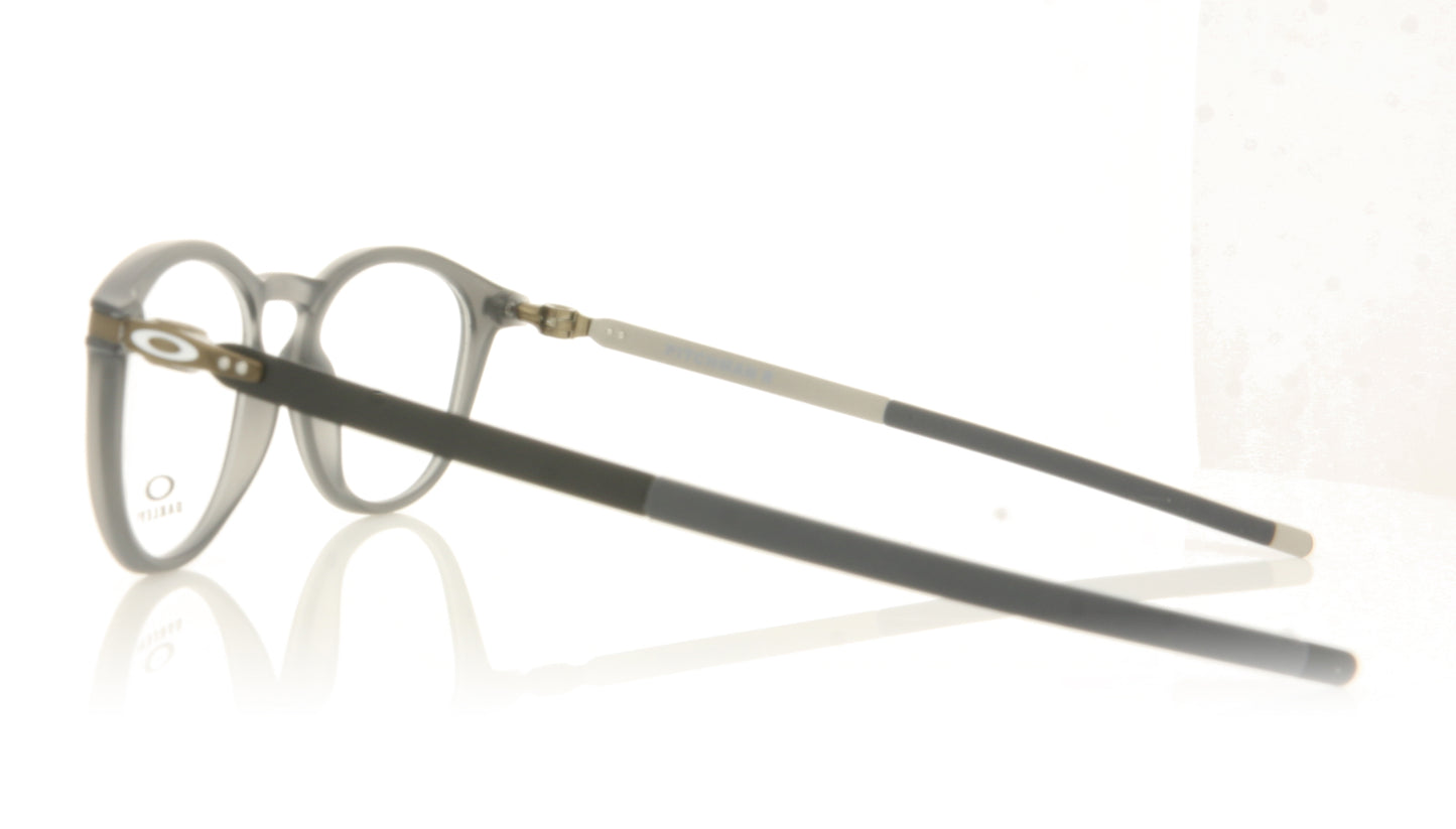 Oakley Pitchman R 810507 Matte Grey Smoke Glasses - Side