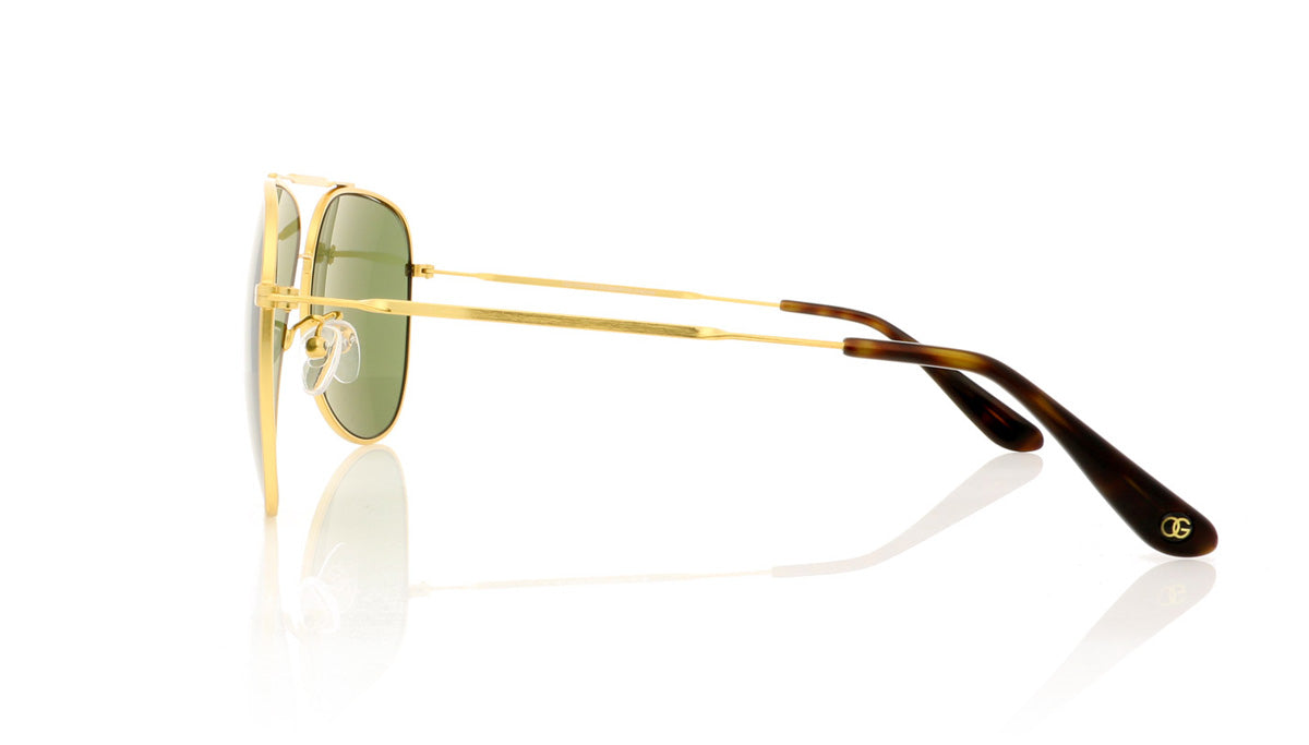 Oliver Goldsmith Colt 4 Brushed Gold Sunglasses - Side