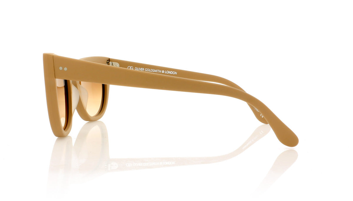 Oliver Goldsmith Lancelot 1 Matte Latte Sunglasses - Side