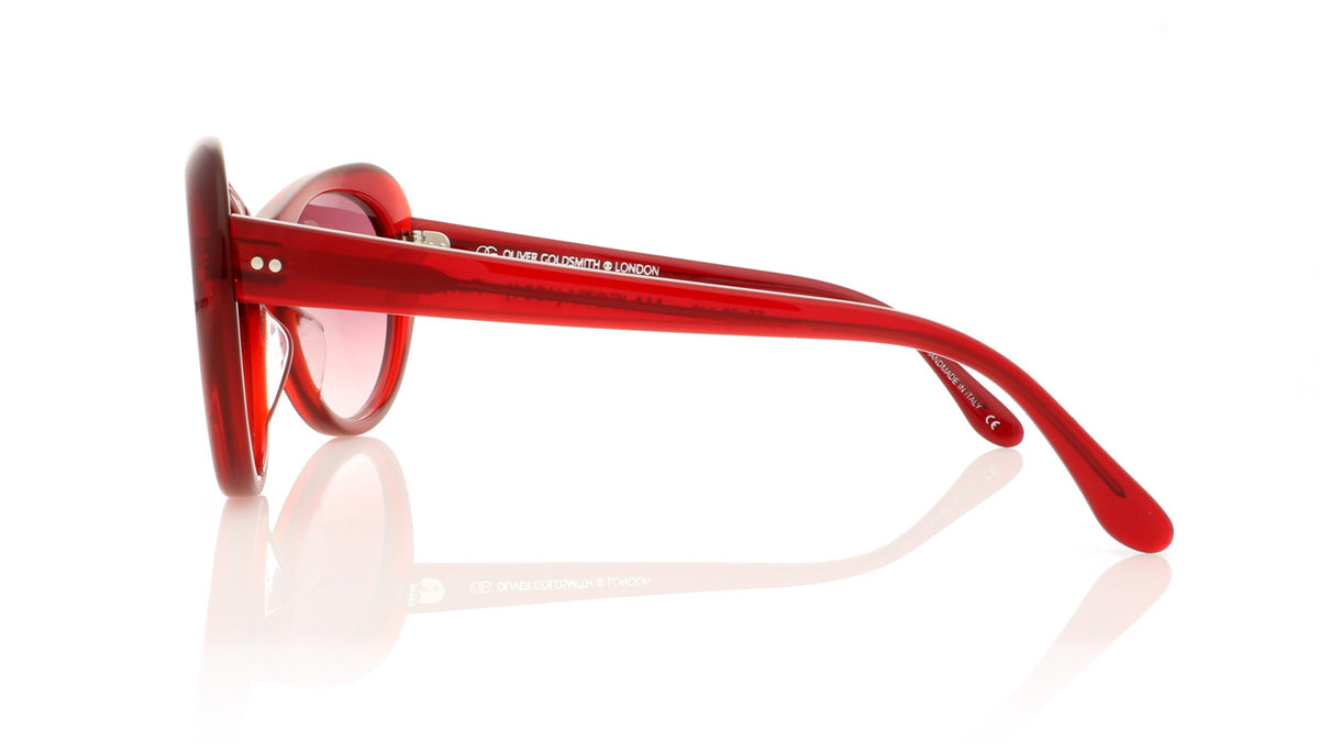 Oliver Goldsmith Majesty 5 Raspberry Coulis Sunglasses - Side