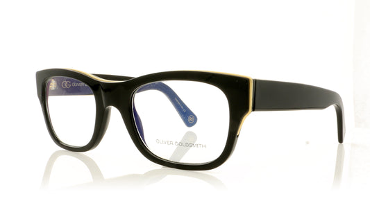 Oliver Goldsmith President 90 BLK Black Glasses - Angle