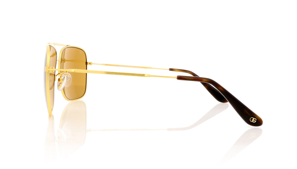 Oliver Goldsmith Wise Guy 4 Gold Sunglasses - Side