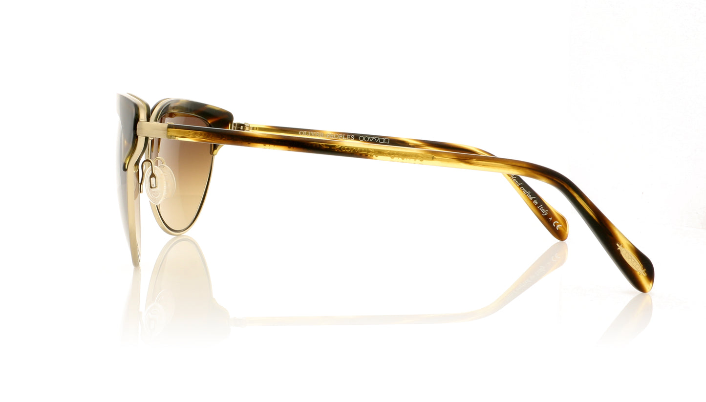 Oliver Peoples Josa OV1187S 523613 Semi Matte Coco Bolo Sunglasses - Side
