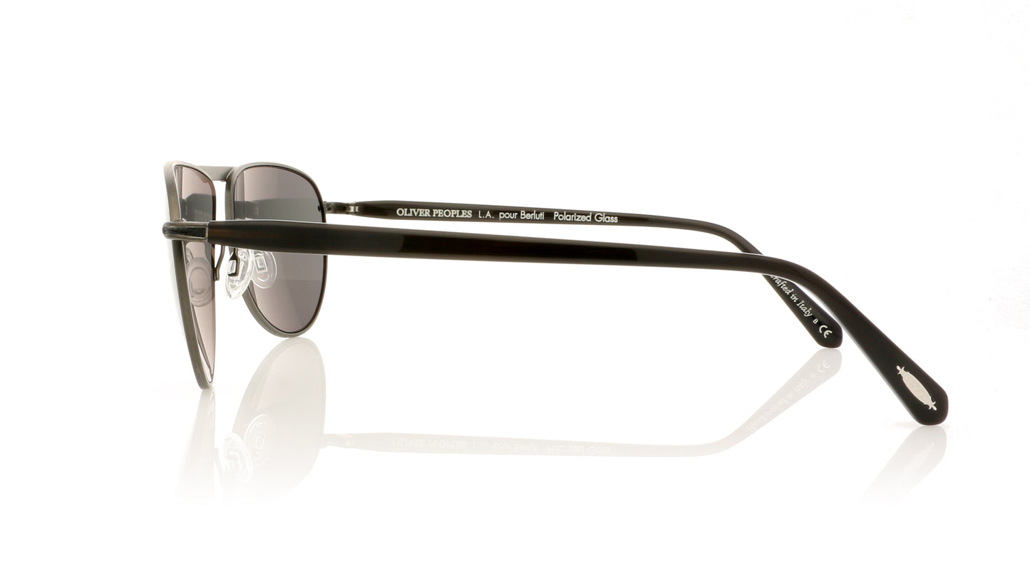 Oliver Peoples Conduit Street OV1213SQ 5244K8 Antique Pewter Sunglasses - Side