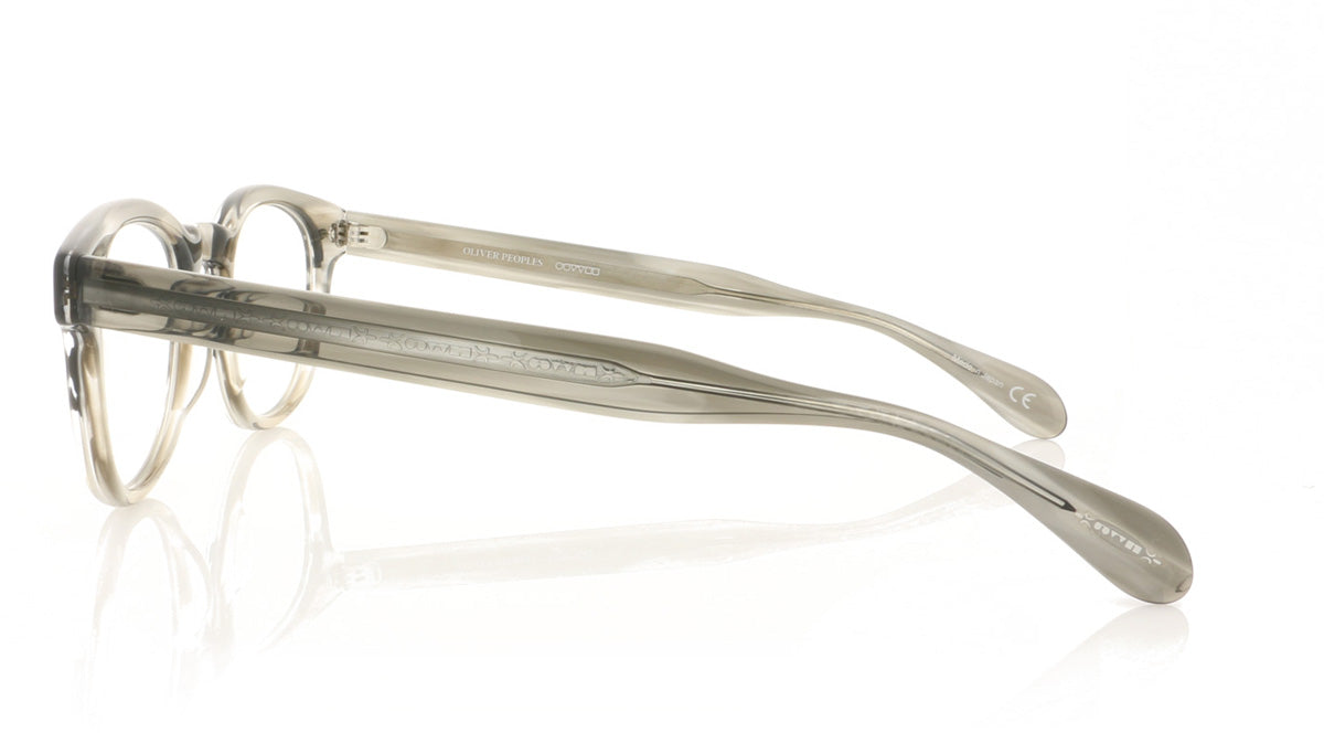 Oliver Peoples Sheldrake OV5036 1372 Grey Textured Tort Grad Glasses - Side